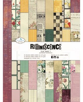 Elizabeth Craft Designs Botanical Blend Patterned Cardstock Reminiscence the Book 9 (PB09)