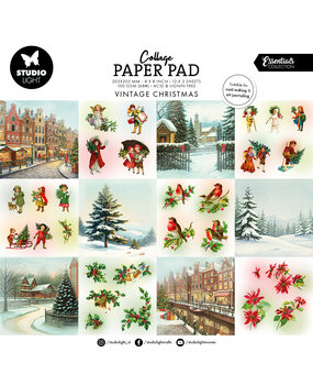 Studio Light Vintage Christmas Collage Paper Pad (SL-ES-CPP374)