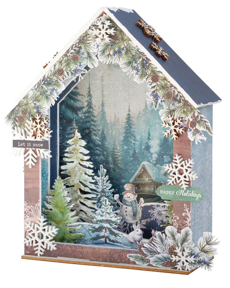 Studio Light House Scenery Christmas Plywood (SL-ES-PW07) Studio Light House Scenery Christmas Plywood (SL-ES-PW07)