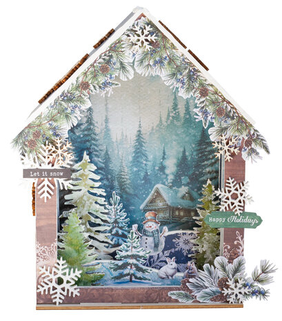 Studio Light House Scenery Christmas Plywood (SL-ES-PW07) Studio Light House Scenery Christmas Plywood (SL-ES-PW07)