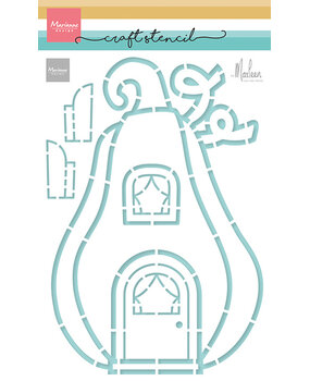 Marianne Design Craft Stencil by Marleen Pumpkin Cottage (PS8189)