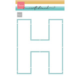 Marianne Design Craft Stencil H-Letter (PS8190)
