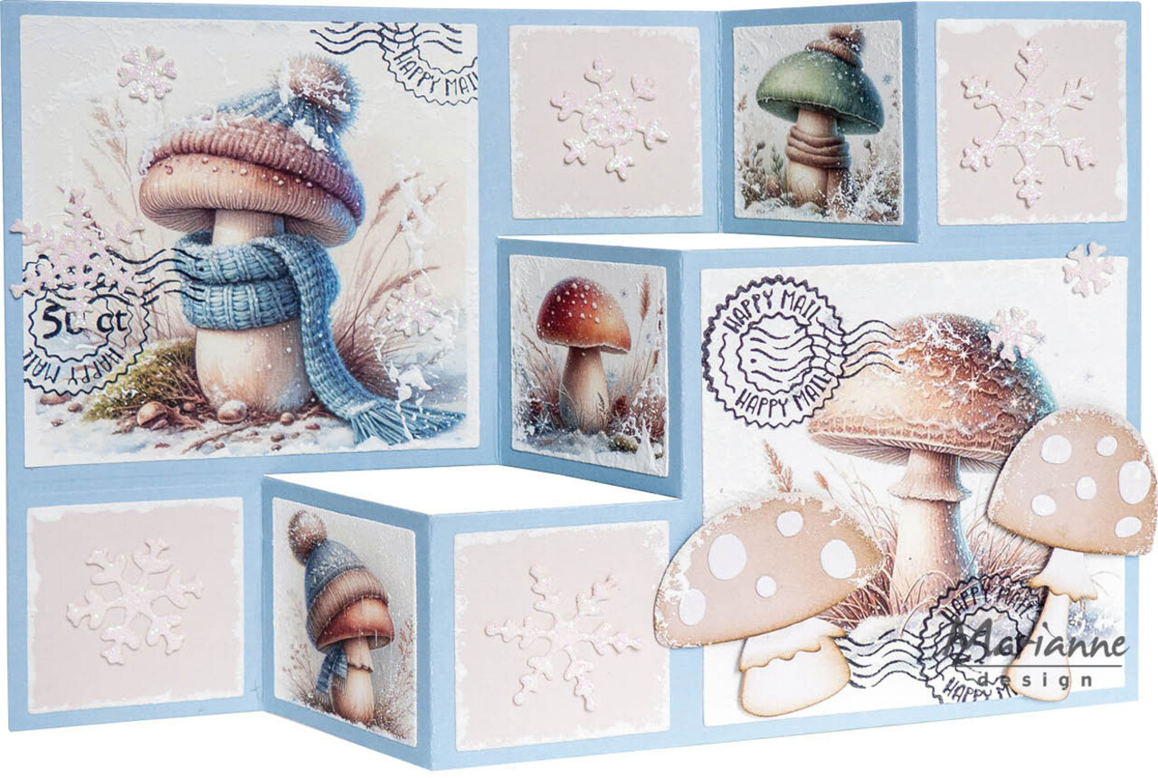 Marianne Design Creatable Lay Out Stair Card (LR0926) Marianne Design Creatable Lay Out Stair Card (LR0926)