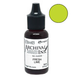 Ranger Dyan Reaveley Dylusions Archival Ink Fresh Lime Re-Inker 0.5 fl oz (ARD92155)