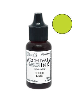 Ranger Dyan Reaveley Dylusions Archival Ink Fresh Lime Re-Inker 0.5 fl oz (ARD92155)