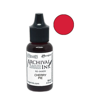 Ranger Dyan Reaveley Dylusions Archival Ink Cherry Pie Re-Inker 0.5 fl oz (ARD92117)
