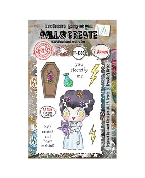 Aall and Create Witchlets & Weirdlings A7 Stamp Set Frankie's Bride (AALL-TP-1300) Aall and Create Witchlets & Weirdlings A7 Stamp Set Frankie's Bride (AALL-TP-1300)