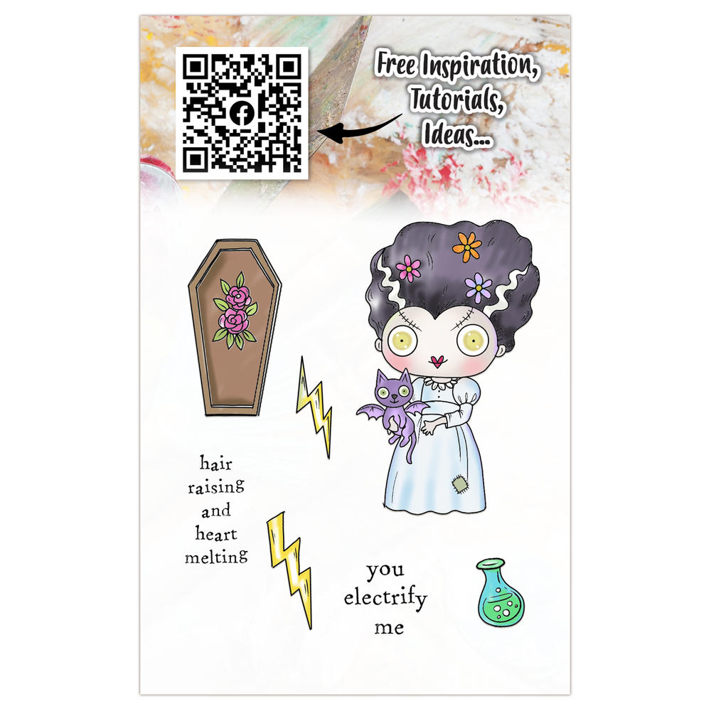 Aall and Create Witchlets & Weirdlings A7 Stamp Set Frankie's Bride (AALL-TP-1300) Aall and Create Witchlets & Weirdlings A7 Stamp Set Frankie's Bride (AALL-TP-1300)