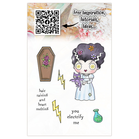 Aall and Create Witchlets & Weirdlings A7 Stamp Set Frankie's Bride (AALL-TP-1300) Aall and Create Witchlets & Weirdlings A7 Stamp Set Frankie's Bride (AALL-TP-1300)