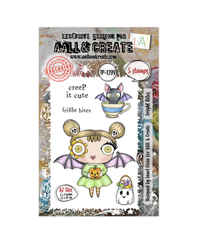 Aall and Create Witchlets & Weirdlings A7 Stamp Set Fright Bites (AALL-TP-1299) Aall and Create Witchlets & Weirdlings A7 Stamp Set Fright Bites (AALL-TP-1299)