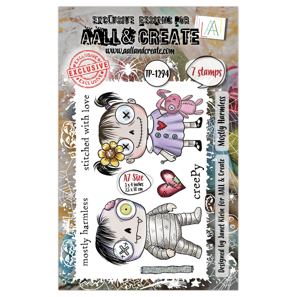 Aall and Create Witchlets & Weirdlings A7 Stamp Set Mostly Harmless (AALL-TP-1294) Aall and Create Witchlets & Weirdlings A7 Stamp Set Mostly Harmless (AALL-TP-1294)