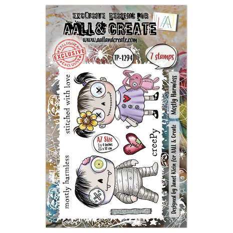 Aall and Create Witchlets & Weirdlings A7 Stamp Set Mostly Harmless (AALL-TP-1294) Aall and Create Witchlets & Weirdlings A7 Stamp Set Mostly Harmless (AALL-TP-1294)