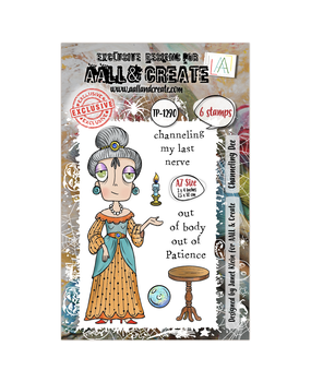 Aall and Create Witchlets & Weirdlings A7 Stamp Set Channeling Dee (AALL-TP-1290) Aall and Create Witchlets & Weirdlings A7 Stamp Set Channeling Dee (AALL-TP-1290)