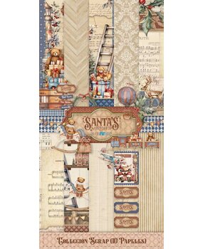 Papers For You Santa's Workshop 6x12 Inch Scrap Paper Pack (10pcs) (PFY-15168)