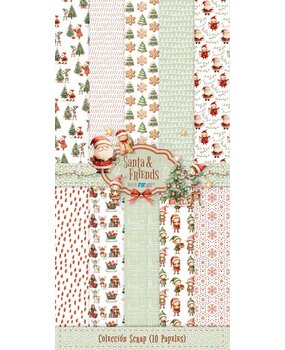 Papers For You Santa & Friends 6x12 Inch Scrap Paper Pack (10pcs) (PFY-15402)