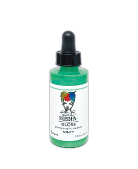 Ranger Dina Wakley MEdia Gloss Dropper Style Minty 1.9 fl oz (MDO89308)