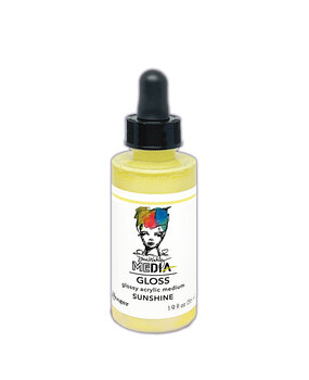 Ranger Dina Wakley MEdia Gloss Dropper Style Sunshine 1.9 fl oz (MDO89322)
