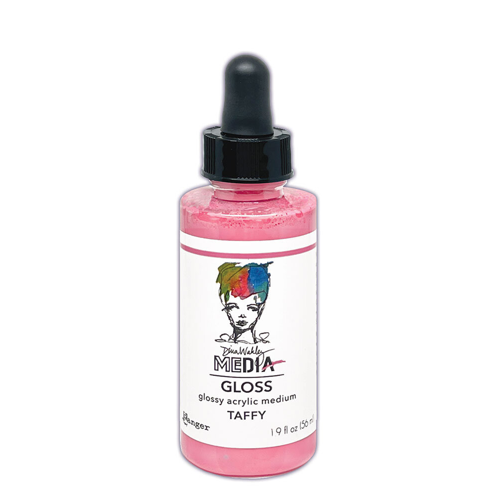 Ranger Dina Wakley MEdia Gloss Dropper Style Taffy 1.9 fl oz (MDO89339) Ranger Dina Wakley MEdia Gloss Dropper Style Taffy 1.9 fl oz (MDO89339)