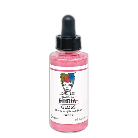 Ranger Dina Wakley MEdia Gloss Dropper Style Taffy 1.9 fl oz (MDO89339) Ranger Dina Wakley MEdia Gloss Dropper Style Taffy 1.9 fl oz (MDO89339)