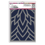 Ranger Dina Wakley MEdia Stencils Flowing Petals (MDS87700)