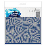 Ranger Simon Hurley create. Stencils 6x6 Inch Intertwined (HUS91714)