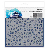 Ranger Simon Hurley create. Stencils 6x6 Inch Leopard 2 (HUS91691)