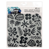 Ranger Simon Hurley create. Background Stamp 6x6 Inch Tropical Flora (Peel Apart) (HUR92025)
