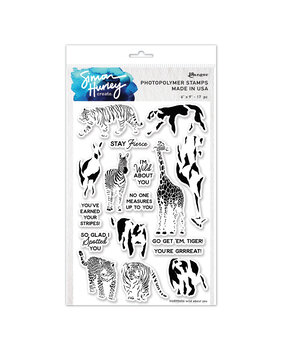 Ranger Simon Hurley create. Photopolymer Stamps 6x9 Inch Wild About You (HUR90656)