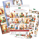 Katy Sue Designs Santa Paws 3D Die-Cut Topper & Decoupage Collection (11-DCD7003)