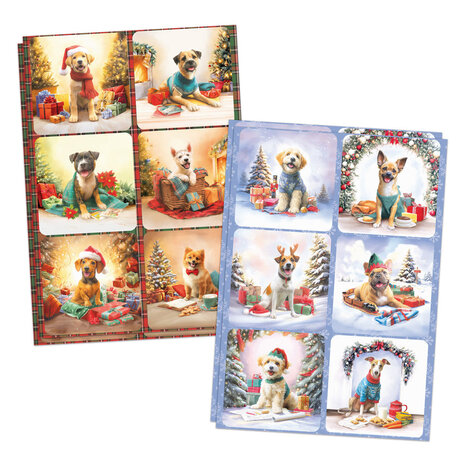 Katy Sue Designs Santa Paws 3D Die-Cut Topper & Decoupage Collection (11-DCD7003)