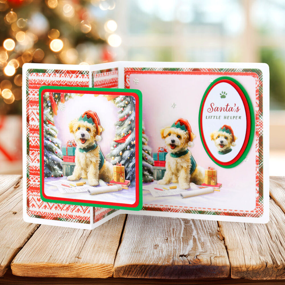 Katy Sue Designs Santa Paws 3D Die-Cut Topper & Decoupage Collection (11-DCD7003)