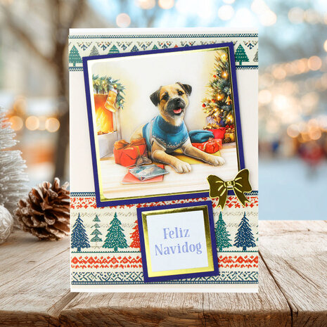 Katy Sue Designs Santa Paws 3D Die-Cut Topper & Decoupage Collection (11-DCD7003)