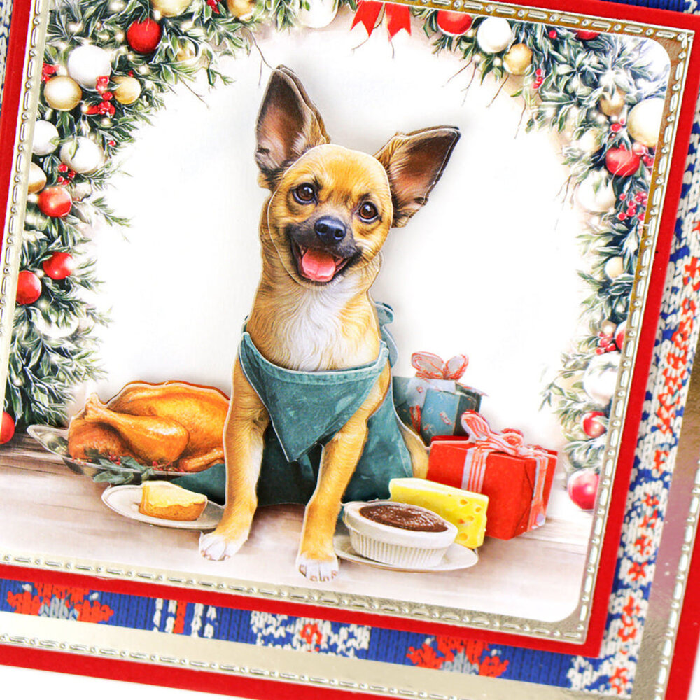 Katy Sue Designs Santa Paws 3D Die-Cut Topper & Decoupage Collection (11-DCD7003)