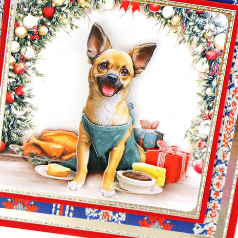 Katy Sue Designs Santa Paws 3D Die-Cut Topper & Decoupage Collection (11-DCD7003)