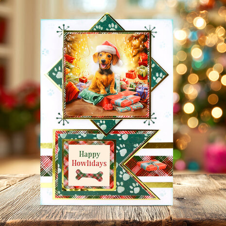 Katy Sue Designs Santa Paws 3D Die-Cut Topper & Decoupage Collection (11-DCD7003)
