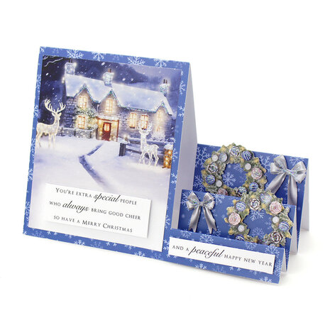 Katy Sue Designs Christmas Floral 3D Die-Cut Decoupage Winter (3pcs) (11-DCD735-W)