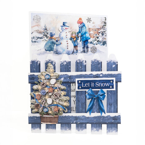 Katy Sue Designs Christmas Floral 3D Die-Cut Decoupage Winter (3pcs) (11-DCD735-W)