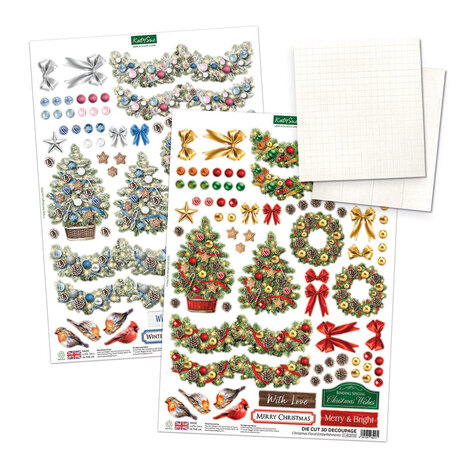 Katy Sue Designs Christmas Garden Picket Fence Card Making Kit (17-10099CGP)