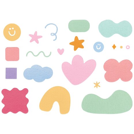 Sizzix Thinlits Die by Letters by Shells Abstract Doodles (19pcs) (666962) Sizzix Thinlits Die by Letters by Shells Abstract Doodles (19pcs) (666962)