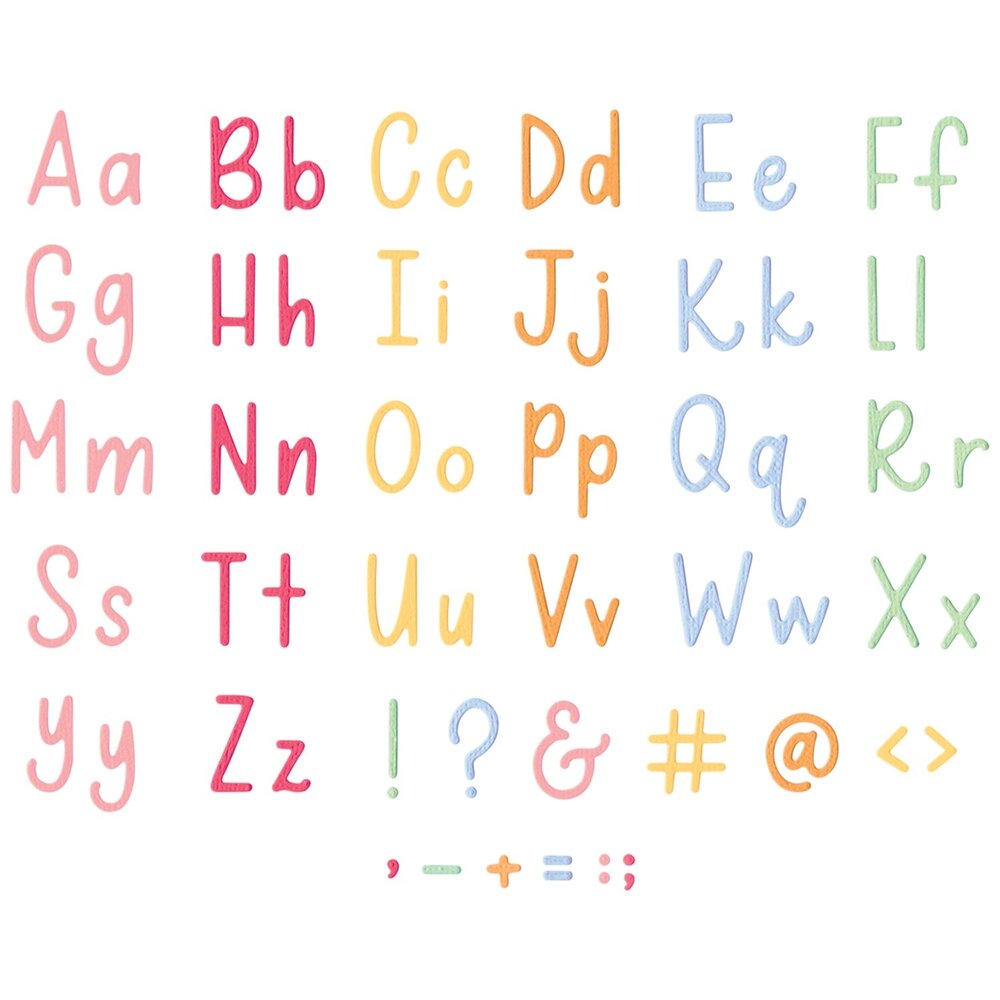 Sizzix Thinlits Die by Letters by Shells Simple Letters (37pcs) (666963) Sizzix Thinlits Die by Letters by Shells Simple Letters (37pcs) (666963)