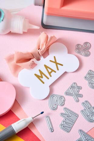 Sizzix Thinlits Die by Letters by Shells Simple Letters (37pcs) (666963) Sizzix Thinlits Die by Letters by Shells Simple Letters (37pcs) (666963)