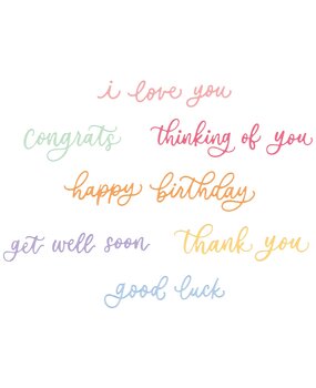 Sizzix Thinlits Die by Letters by Shells Common Greetings (11pcs) (666964) Sizzix Thinlits Die by Letters by Shells Common Greetings (11pcs) (666964)