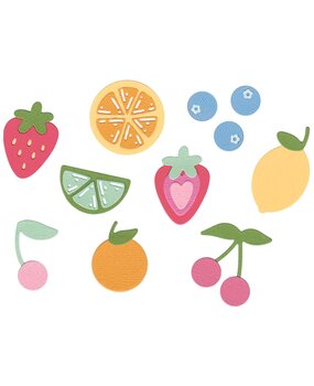 Sizzix Thinlits Die by Letters by Shells Fruit Doodles (17pcs) (666966) Sizzix Thinlits Die by Letters by Shells Fruit Doodles (17pcs) (666966)