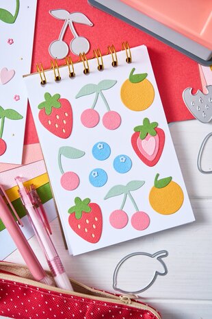 Sizzix Thinlits Die by Letters by Shells Fruit Doodles (17pcs) (666966) Sizzix Thinlits Die by Letters by Shells Fruit Doodles (17pcs) (666966)