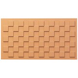 Sizzix 2D Mini Embossing Folder by Letters by Shells Checkered Pattern (666968)