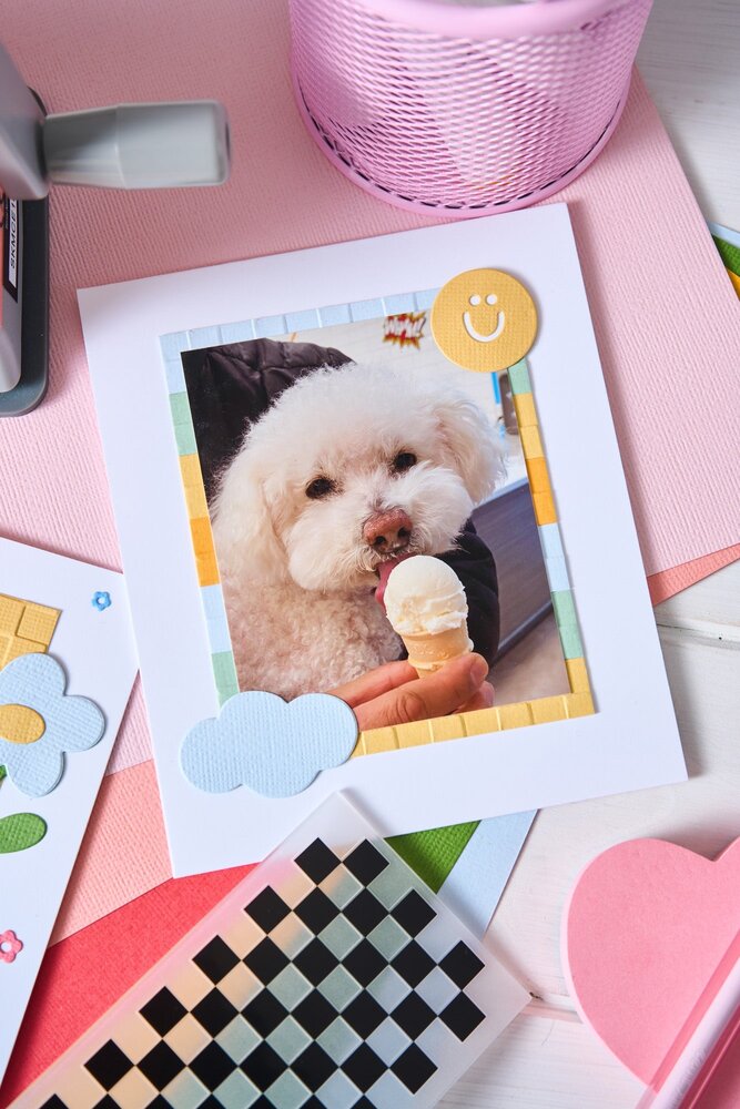 Sizzix 2D Mini Embossing Folder by Letters by Shells Checkered Pattern (666968) Sizzix 2D Mini Embossing Folder by Letters by Shells Checkered Pattern (666968)