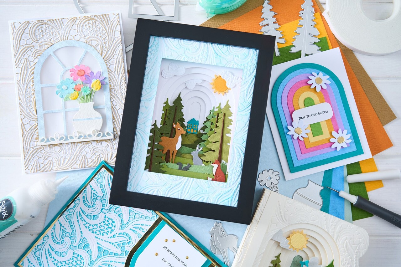 Sizzix Thinlits Die by Eileen Hull Windowsill Flowers and Vase (13pcs) (666979) Sizzix Thinlits Die by Eileen Hull Windowsill Flowers and Vase (13pcs) (666979)