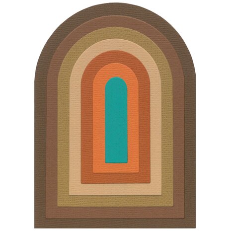 Sizzix Framelits by Eileen Hull Tunnel Arches (7pcs) (666980) Sizzix Framelits by Eileen Hull Tunnel Arches (7pcs) (666980)