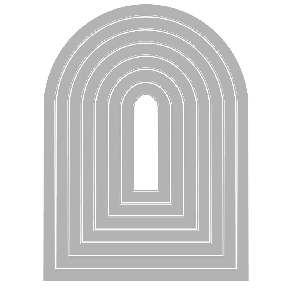 Sizzix Framelits by Eileen Hull Tunnel Arches (7pcs) (666980) Sizzix Framelits by Eileen Hull Tunnel Arches (7pcs) (666980)