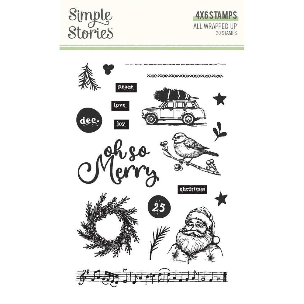 Simple Stories All Wrapped Up Stamps (25416) (OUTLET)